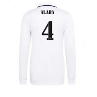 Fotbalové Dres Real Madrid David Alaba #4 Domácí 2022-23 Dlouhý Rukáv